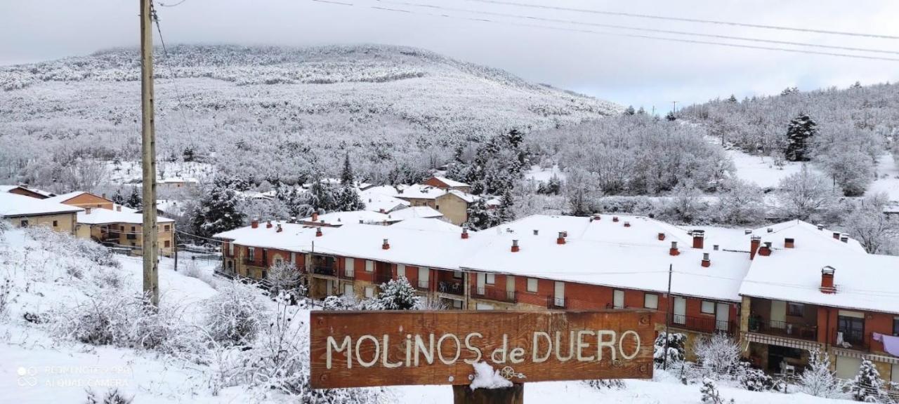 Hostal Rio Duero Molinos de Duero Bagian luar foto